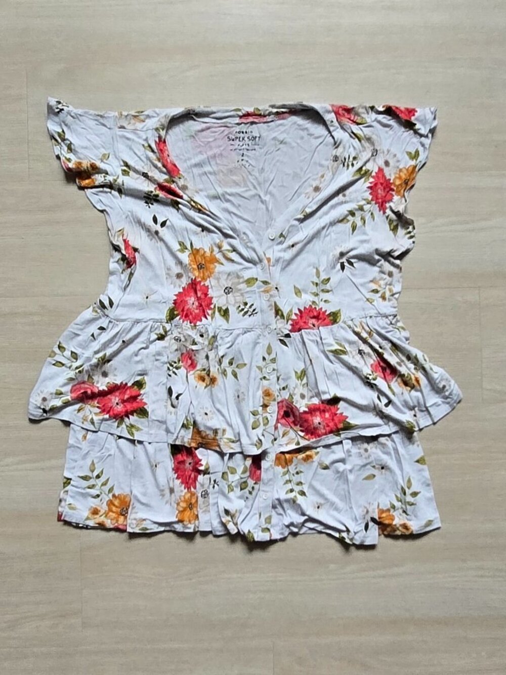 Torrid super soft tiered shirt